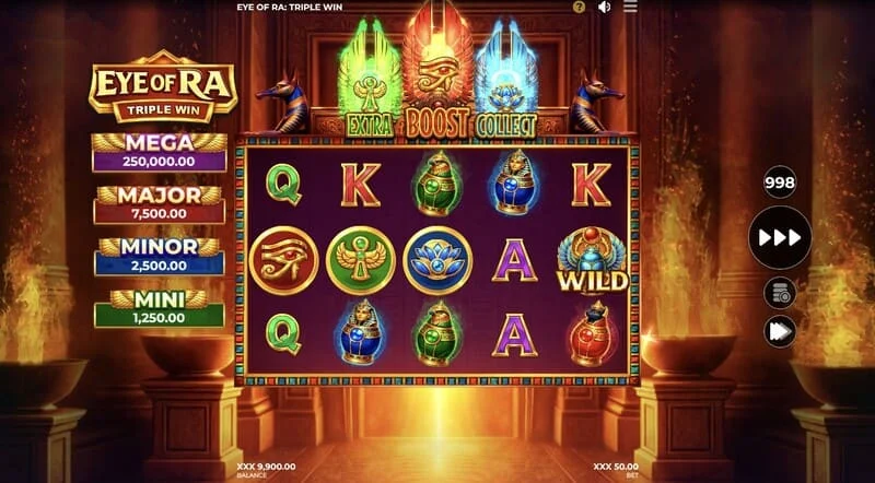 Eye of Ra Triple Win – rullikutele ilmunud Wild